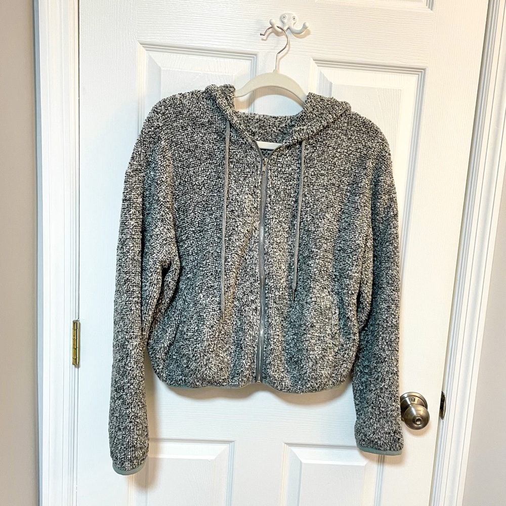 SHEIN Women's Soft Zip Up Jacket